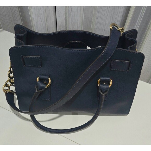 Dark blue Hamilton bag in like new condition, shoulder bags, - Picture 2 of 8